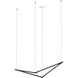 Z-Bar LED 10.5 inch Matte Black Pendant Ceiling Light, Bird